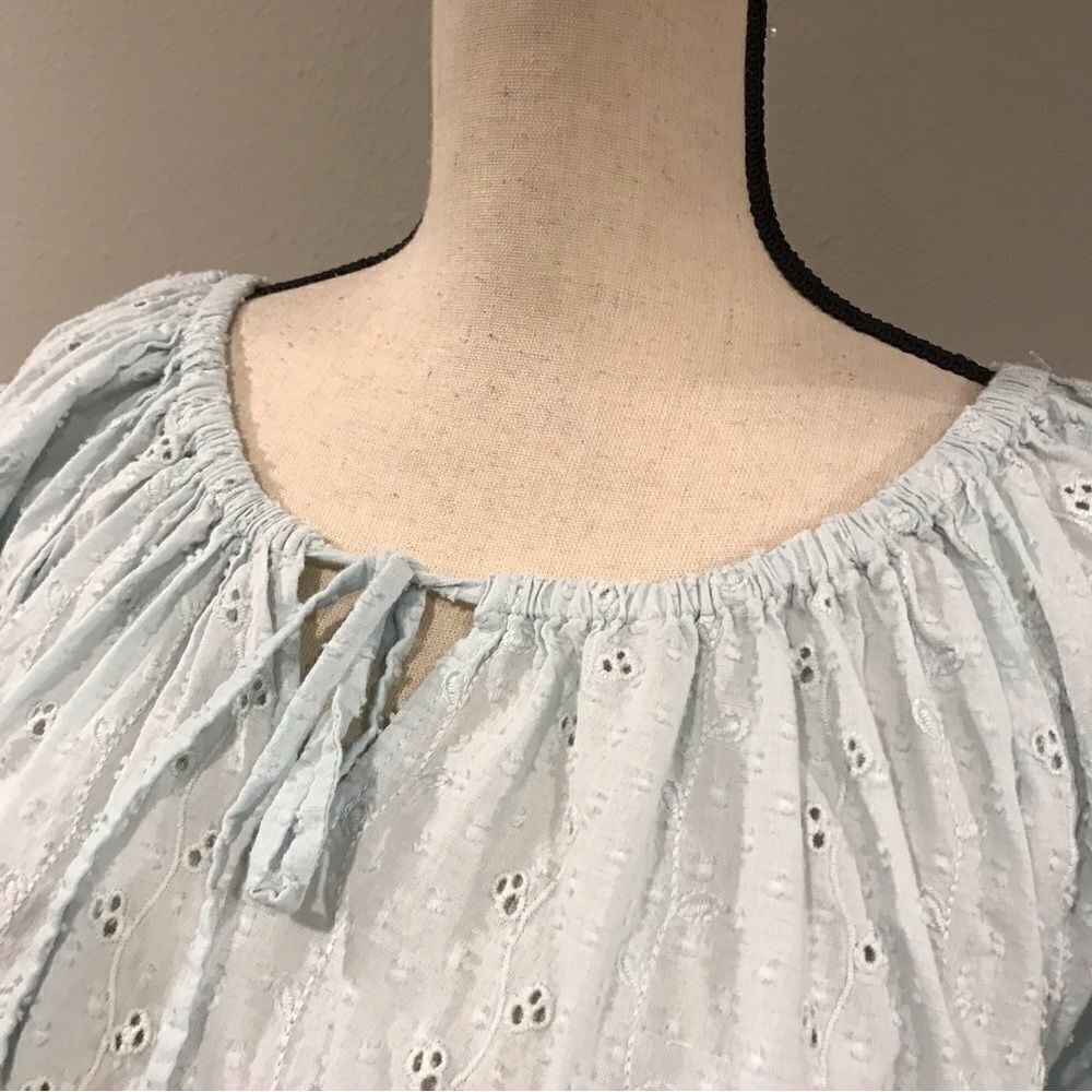 ‎Joie baby blue long sleeve loose fit blouse - Picture 2 of 14